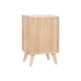 Cómoda Home ESPRIT Natural Metal Madeira da borracha 40 x 30 x 63 cm