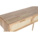 Console Home ESPRIT Métal Bois d'hévéa 100 x 30 x 78 cm