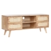 Tv-meubel Home ESPRIT Natuurlijk Metaal Rubberwood 120 x 30 x 48 cm