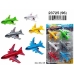 Playset Aereo Multicolore 6 Pezzi