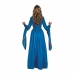 Costume per Adulti My Other Me Azzurro Principessa Medievale XXL