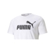 Kortærmet T-shirt til Mænd Puma ESS LOGO TEE 586666 02 Hvid