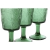 Conjunto de Copos Home ESPRIT Verde Cristal 285 ml (6 Unidades)