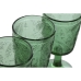 Conjunto de Copos Home ESPRIT Verde Cristal 285 ml (6 Unidades)