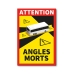 Αυτοκόλλητα EDM 02192 Angles Morts 17 x 25 cm Λεωφορείο 3 Μονάδες