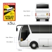 Adesivi EDM 02192 Angles Morts 17 x 25 cm Autobus 3 Unità