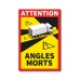 Abțibilduri EDM 02188 Angles Morts 17 x 25 cm Camion 3 Unități