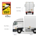 Adesivi EDM 02188 Angles Morts 17 x 25 cm Camion 3 Unità