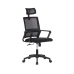 Biroja krēsls EDM 75189 Melns Ergonomisks