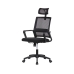 Biroja krēsls EDM 75189 Melns Ergonomisks