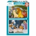 Set de 2 Puzzle-uri Disney Lion King and Lady and the Tramp 48 Piese