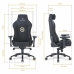 Scaun Gaming Forgeon Spica Negru