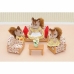 Dodatki za hišo punčke Sylvanian Families Sofa + 2 Armchairs + Table