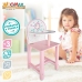 Cadeira Alta Woomax 25 x 55 x 20 cm Bonecas Branco Cor de Rosa 2 Unidades