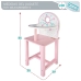 Highchair Woomax 25 x 55 x 20 cm Dolls White Pink 2 Units