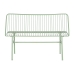 Bord med 3 lænestole Home ESPRIT Mint Metal 115 x 53 x 83 cm