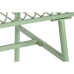 Bord med 3 lænestole Home ESPRIT Mint Metal 115 x 53 x 83 cm