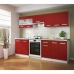 Kuhinjsko pohištvo Rdeča PVC Kristal Plastika Melamin 80 x 31 x 55 cm