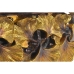 Lentynos DKD Home Decor Auksinis Augalo lapas Derva 46 x 11,5 x 14 cm