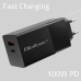 Chargeur mural Qoltec 52382 Noir 100 W (1 Unités)