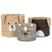 Set de basket DKD Home Decor 40 x 40 x 37 cm animaux