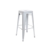 Taburete DKD Home Decor Blanco Metal 43 x 43 x 76 cm