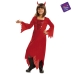 Costume per Bambini My Other Me Demonio Donna Rosso 5-6 Anni (2 Pezzi)