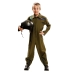 Costume for Children My Other Me Top Gun Aircraft Pilot 5-6 Years Green