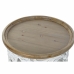 Console DKD Home Decor Bianco Naturale Abete Legno MDF 63 x 63 x 45 cm