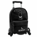 Mochila Escolar con Ruedas Wednesday Negro 43 x 31 x 13,5 cm