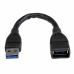 USB-Kaapeli Startech USB3EXT6INBK         Musta