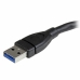 Cable USB Startech USB3EXT6INBK         Negro