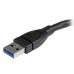 USB Kabelis Startech USB3EXT6INBK         Melns