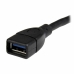 USB-kabel Startech USB3EXT6INBK         Zwart