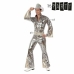 Costume per Adulti Th3 Party Argentato (2 Pezzi)