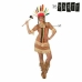 Kostume til voksne Th3 Party Brun Amerikansk Indisk (1 Dele)