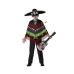 Costume for Children Black Skeleton Poncho