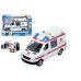 Ambulance med Lyd og Lys Speed & Go