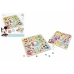 Tabellone per Parcheesi e Gioco dell'Oca Disney 2 in 1 Legno 18 Pezzi