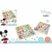 Tabellone per Parcheesi e Gioco dell'Oca Disney 2 in 1 Legno 18 Pezzi