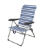 Καρέκλα στην παραλία Color Baby 61 x 63 x  93 cm Λευκό Ναυτικό Μπλε