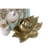 Decoratieve figuren Home ESPRIT Turkoois Gouden Boeddha Orientaals 12 x 12 x 22 cm