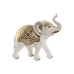 Figura Decorativa Home ESPRIT Dorado Elefante 15 x 6 x 14 cm