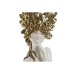 Decoratieve figuren Home ESPRIT Wit Gouden Vrouw 20 x 17 x 50 cm