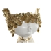 Decoratieve figuren Home ESPRIT Wit Gouden 18 x 14 x 25 cm