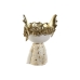 Decoratieve figuren Home ESPRIT Wit Gouden 18 x 14 x 25 cm