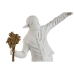 Figura Decorativa Home ESPRIT Branco Dourado 23 x 12 x 40 cm