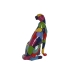 Dekorativ figur Home ESPRIT Multifarvet Panter 25 x 18 x 41 cm