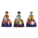 Figurine Décorative Home ESPRIT Multicouleur Dame 21 x 16 x 25 cm (3 Unités)