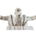 Figura Decorativa Home ESPRIT Branco Dourado Prateado Homem 49 x 16 x 33 cm